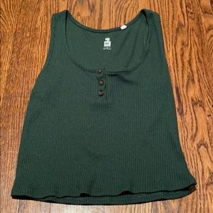 Small Pacsun Green Crop Top